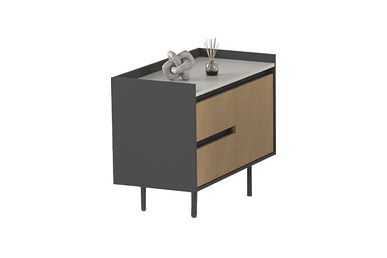 raden metal ayaklı yönetici etajeri