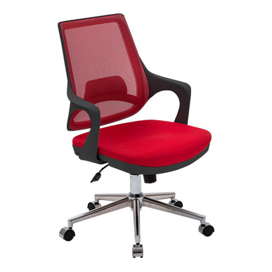 Crinca Krom Şef Koltuğu - Fileli Çalışma Koltukları