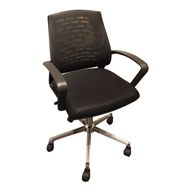 Heart Krom Ayak Ofis Koltuğu - küçük detay görsel 2 - Fileli Çalışma Koltukları