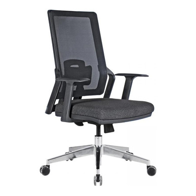 Lawer Alüminyum Sabit Kol Senkron Mekanizma Toplantı Koltuğu - Fileli Çalışma Koltukları