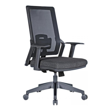 Lawer Plastik Ayak Sabit Kol Senkron Mekanizma Toplantı Koltuğu - Fileli Çalışma Koltukları