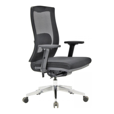 Loosen Alüminyum Ayak Ayarlı Kol Kızaklı Senkron Mekanizma Başlıksız Çalışma Koltuğu - Fileli Çalışma Koltukları