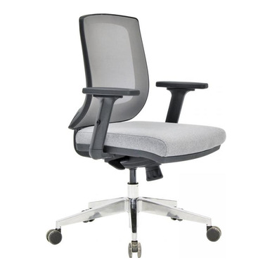 Loosen Alüminyum Ayak Ayarlı Kol Senkron Mekanizma Toplantı Koltuğu - Fileli Çalışma Koltukları