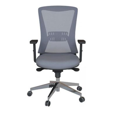 Meshseat Alüminyum Ayak Ayarlı Kol Senkron Mekanizma Çalışma Koltuğu