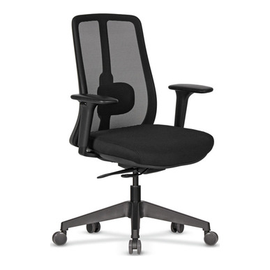 Nandez Bel Destekli Kızaklı Senkron Toplantı Koltuğu - Fileli Çalışma Koltukları