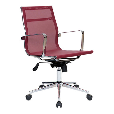 Serro Alüminyum Kol Krom Ayak Şef Koltuğu - Fileli Çalışma Koltukları