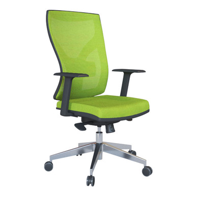 Vezada Sabit Kol  Alüminyum Ayak Senkron Toplantı Koltuğu - Fileli Çalışma Koltukları