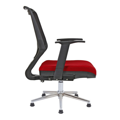 Damy Krom Yıldız Ayak Ergonomik Misafir Koltuğu - Fileli Misafir Koltukları