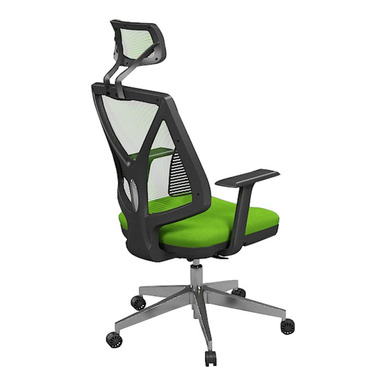 Head Alüminyum Ayak Sabit Kol Başlıklı Müdür Koltuğu - küçük detay görsel 3 - Fileli Yönetici Koltukları