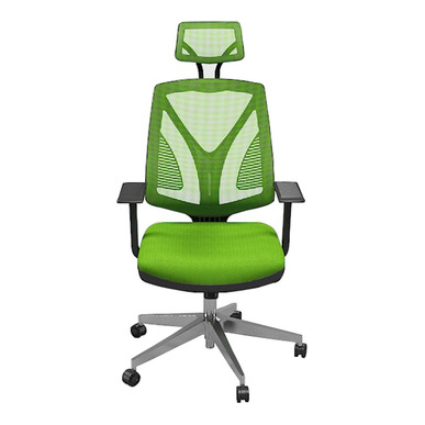 Head Alüminyum Ayak Sabit Kol Başlıklı Müdür Koltuğu - küçük detay görsel 2 - Fileli Yönetici Koltukları