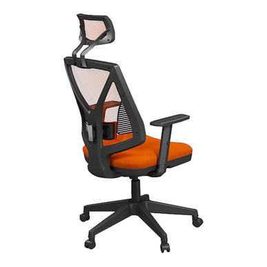 Head Plastik Ayak Ayarlı Kol Bel Destekli Başlıklı Müdür Koltuğu - küçük detay görsel 2 - Fileli Yönetici Koltukları