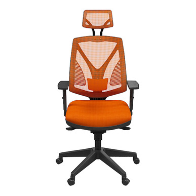 Head Plastik Ayak Ayarlı Kol Bel Destekli Senkron Mekanizma Başlıklı Müdür Koltuğu - Fileli Yönetici Koltukları