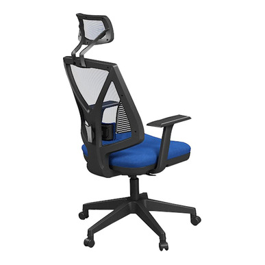 Head Plastik Ayak Sabit Kol Bel Destekli Başlıklı Müdür Koltuğu - küçük detay görsel 2 - Fileli Yönetici Koltukları