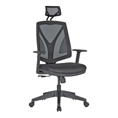 Head Std Plastik Ayak Sabit Kol Başlıklı Müdür Koltuğu - Fileli Yönetici Koltukları