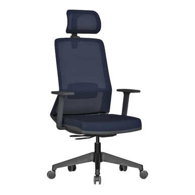 Miran Kızaklı Senkron Mekanizma Plastik Ayak Yönetici Koltuğu - Fileli Yönetici Koltukları