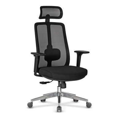 Nandez Başlıklı Alüminyum Ayak Yönetici Koltuğu - Fileli Yönetici Koltukları