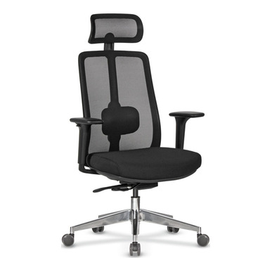 Nandez Başlıklı Kızaklı Senkron Yönetici Koltuğu - Fileli Yönetici Koltukları