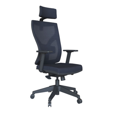 Vezada Plastik Ayak Senkron Başlıklı Yönetici Koltuğu - Fileli Yönetici Koltukları