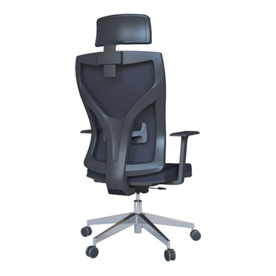 Vezada Sabit Kol Alüminyum Ayak Başlıklı Yönetici Koltuğu - küçük detay görsel 2 - Fileli Yönetici Koltukları