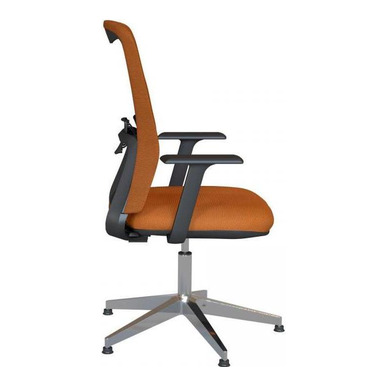Meshseat Alüminyum Ayak Sabit Kol Yıldız Ayak Misafir Koltuğu
