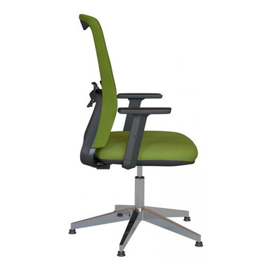 Meshseat Alüminyum Ayarlı Kol Yıldız Ayak Misafir Koltuğu
