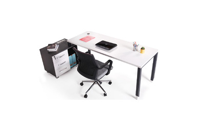 Aveon Küçük Etajerli Çalışma Masası 160cm - küçük detay görsel 2 - Home Office Çalışma Masaları