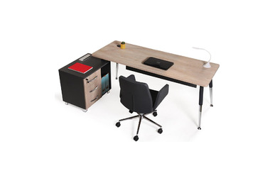 Toucher Etajerli Yönetici Masası 180cm - küçük detay görsel 2 - Home Office Çalışma Masaları