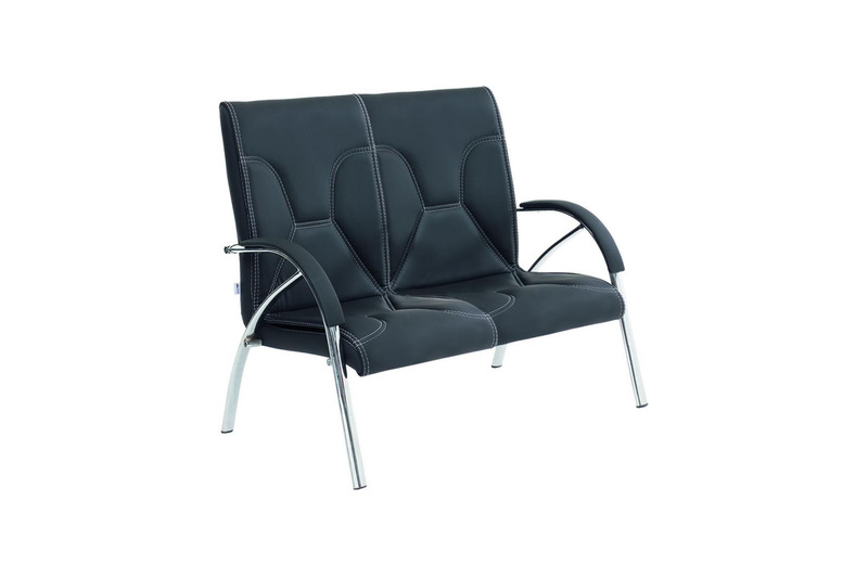 Corner Krom İkili Bekleme Koltuğu