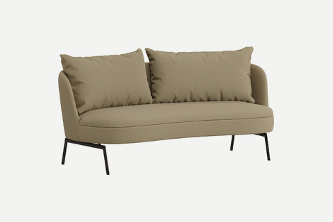 Lotera Oval Dekoratif İkili Kanepe