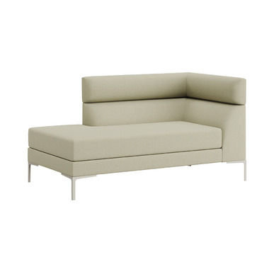 Macher Modüler Sağ Kanepe Eki 135x73cm - Ikili Bekleme Koltukları