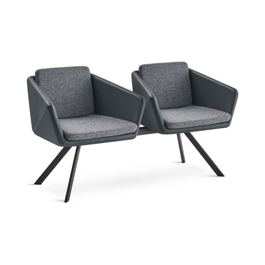 Menso Minderli Modern Ikili Bekleme Koltuğu - Ikili Bekleme Koltukları