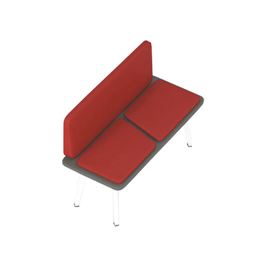 Weat Metal Ayak Bekleme Koltuğu - Ikili Bekleme Koltukları