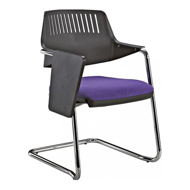 comrade sırt plastik krom l ayak yazı tablalı konferans koltuğu