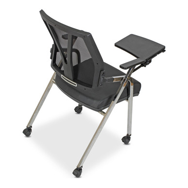 confer yazı tablalı krom ayak toplantı koltuğu