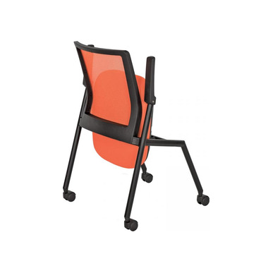 drape boyalı katlanabilir boru ayak toplantı koltuğu - küçük detay görsel 5