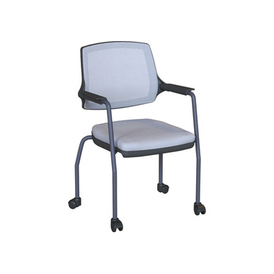 Halrey Dört Teker Boyalı Ayak Sırt Fileli Toplantı Koltuğu - Konferans Koltukları