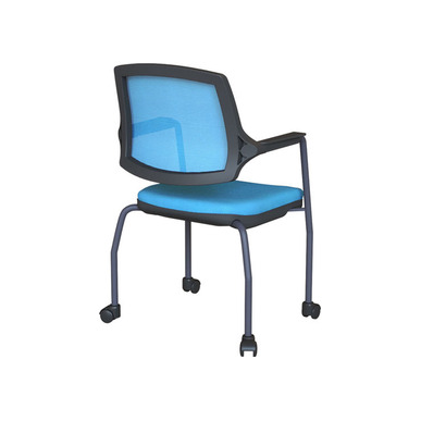 Halrey Dört Teker Boyalı Ayak Sırt Fileli Toplantı Koltuğu - küçük detay görsel 2 - Konferans Koltukları