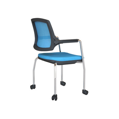 Halrey Krom Boru Ayak Fileli Konferans Koltuğu - küçük detay görsel 2 - Konferans Koltukları