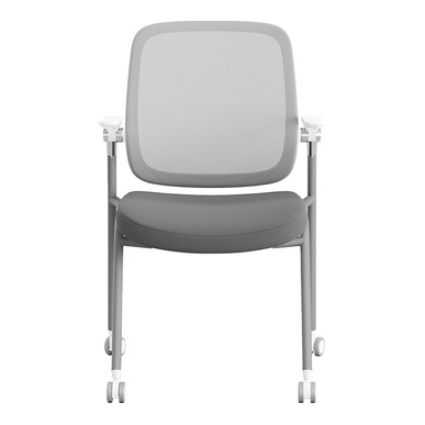 junmo tekerlekli beyaz konferans koltuğu - küçük detay görsel 2