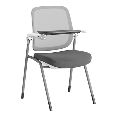 junmo yazı tablalı beyaz konferans koltuğu