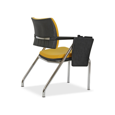 malika plastik kol yazı tablalı konferans koltuğu