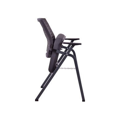 mokili deri döşemeli yazı tablalı konferans koltuğu - küçük detay görsel 2