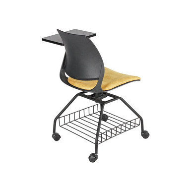 neck ahşap yazı tablalı çalışma koltuğu - küçük detay görsel 3