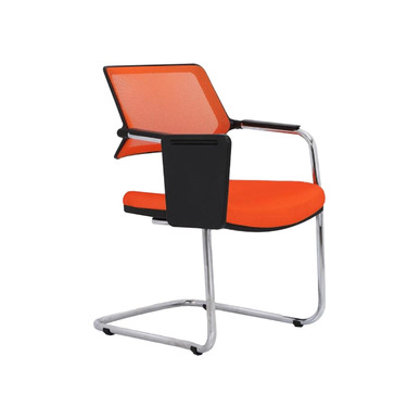 serlo yazı tablalı krom u ayaklı sandalye