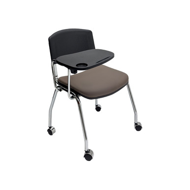 vardon tekerlekli yazı tablalı seminer koltuğu