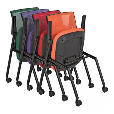 Drape Boyalı Katlanabilir Boru Ayak Toplantı Koltuğu - küçük detay görsel 3 - Konferans Sandalyeleri