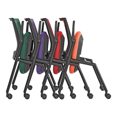 Drape Boyalı Katlanabilir Boru Ayak Toplantı Koltuğu - küçük detay görsel 4 - Konferans Sandalyeleri