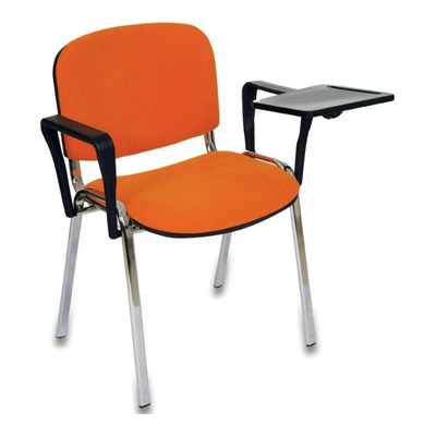 Form Krom Sandalye Çift Kollu Yazı Tablalı - Konferans Sandalyeleri