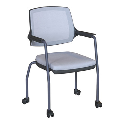 Halrey Dört Teker Boyalı Ayak Sırt Fileli Toplantı Koltuğu - Konferans Sandalyeleri