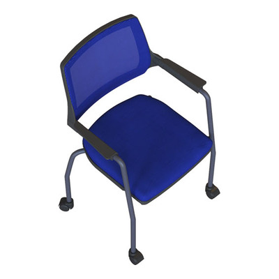 Halrey Dört Teker Boyalı Ayak Sırt Fileli Toplantı Koltuğu - küçük detay görsel 6 - Konferans Sandalyeleri